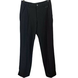 Oakley Golf 2.5 Black Pants Mens 30x32  NylonElastane Blend Manages Moisture EUC
